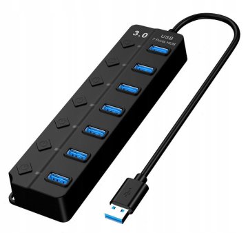 ADAPTER ZGODOVIŠČA 7x USB 3.0 RAZDELJILNIK VRAT RAZDELJILNIK