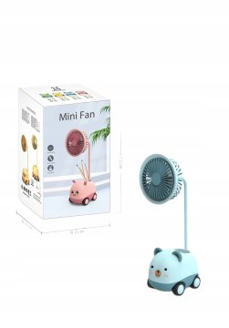 POTOVALNI VENTILATOR ZA ŽIVALI PRENOSNI VENTILATOR Z BATERIJO ZA POLETJE MINI