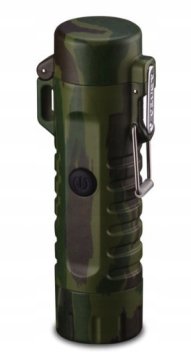 VŽIGALNIK S PLAZMO SURVIVAL CAMO + USB SVETILKA