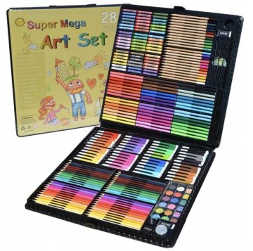 MEGA ART SET 288 DELNI FLOMASTI IN VAROŠČICE