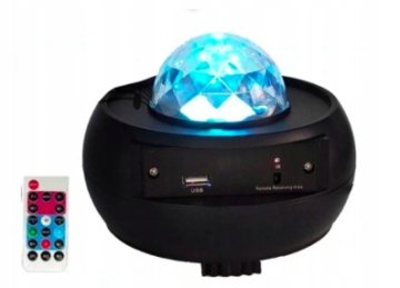 LED SVETILKA ZVEZDNI PROJEKTOR BLUETOOTH ZVOČNIK