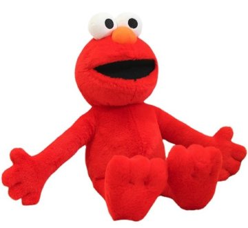PLIŠASTA IGRAČA MUPPET SEZAMOVA ULICA ELMO ZA OTROKE RDEČA