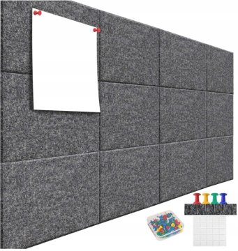 MODULARNA PISARNIŠKA TABLICA 120x90 ZA PISARNICE 12 BARVNIH PANELOV