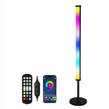 RGB igralna glasbena svetilka 46 cm 24 LED z daljinskim upravljalnikom, glasbeni način