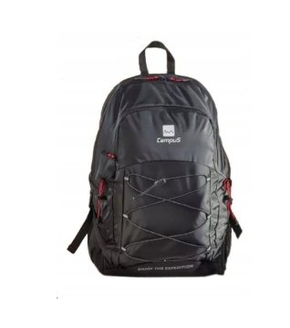 Campus NAHRBTNIK ZA PUSTOLOVŠČINE NA PROSTEM 35L ENJOY THE EXPEDITION ČRNE barve