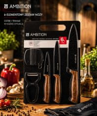 Ambition 6-delni komplet nožev iz nerjavečega jekla