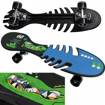 Flashbone Go Active Skateboard - siva grafika DARILO ZA OTROKE