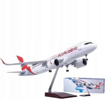 AIRBUS A320 ARABIAN LETALNICA MODEL 1:160 ZBIRATELJSKI 47 CM