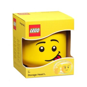 LEGO shranjevalna glava L jezik rumene barve 40321726