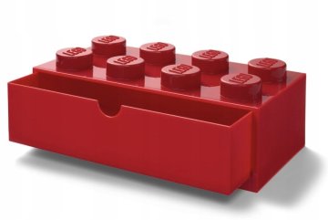 LEGO Rdeča posoda za shranjevanje iz kock