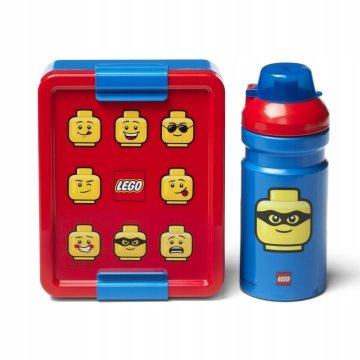 LEGO komplet steklenic za vodo in malice 1700 ml darilo za šolo ali vrtec