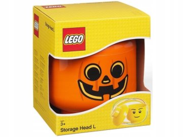 LEGO Velika bučna glava - posoda za kocke, noč čarovnic, originalni organizator