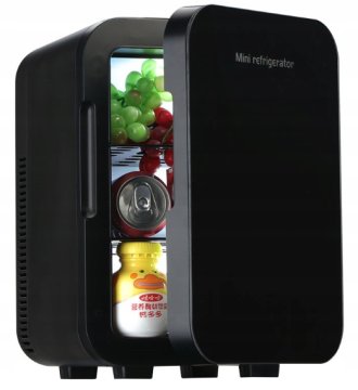 10L MINI PRENOSNI HLADILNIK ZA KOZMETIKO V PISARNI, SPALNICI, LCD DARILNI 12V