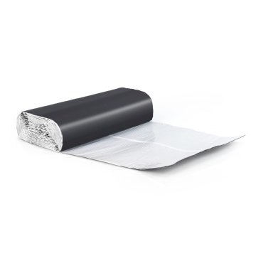 Seiletech.de Blei glatt Kaminanschlussband - 300mm - 5m - Graphit RAL 7021 - selbstklebend Rolle - Schornsteinband - Abdichten von Dachelementen - Kamin - witterungsbeständig