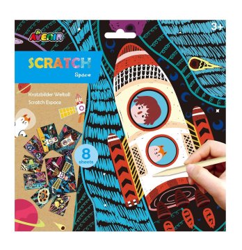 Northix Avenir Scratch Set Space