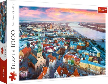 Northix Trefl Puzzle Riga 1000 kosov