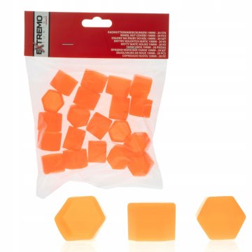 EPTUNING045 19MM Pokrovčki za vijake - oranžni (silikonski)