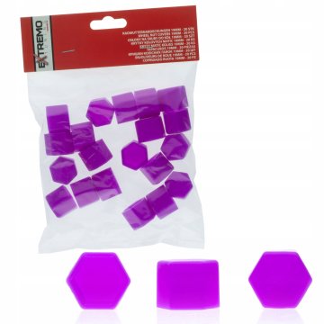 EPTUNING046 19MM pokrovčki za vijake - vijolični (silikonski)