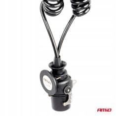 AMIO Spiralni kabel za TIR prikolico 2x 7-pinski 15-pinski tip N/S 5 m 24V -04381