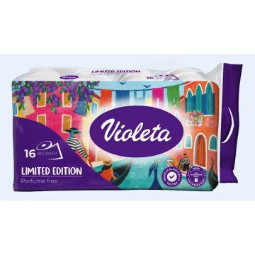 PIGO Toaletni papir violeta limited edition 16/1 3 slojni