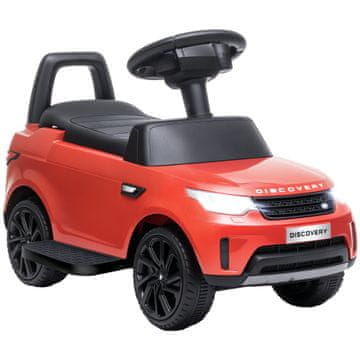 AIYAPLAY 2 V 1 električni avto za otroke 6V z licenco land rover, električni avto za otroke z glasbo, USB in MP3, hitrost 3Km/H, starost 18 Mesecev-5 let, 65x43x40 cm, rdeča