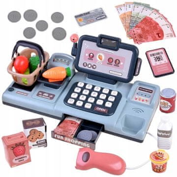JOKOMISIADA Blagajna za otroke, skener, tehtnica, pametni telefon, nakupovalni voziček, trgovina z igračami ZA4147