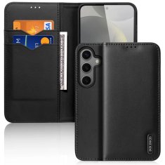 Northix Usnjena denarnica DUX DUCIS za Samsung Galaxy S25 - črna