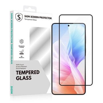 Sign Zaščitno kaljeno steklo za rob zaslona SiGN za Samsung S25, ultrazvočno odklepanje s prstnim odtisom