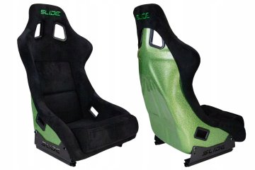 Športni stol SLIDE KS2 Premium črne in velur barve z bleščicami