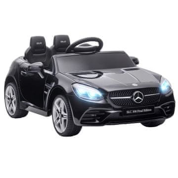 AIYAPLAY Otroški električni avtomobil za 3-6 let 12V licenca Mercedes SLC 300, 3-5Km/H električni avtomobil za otroke z 2 motorjema, vzmetenjem, daljinskim upravljanjem, glasbo, trobilo in žarometi