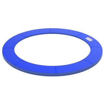 OUTSUNNY Blazinjena robna zaščita za trampolin, zaščita za elastično preprogo z 15 mm blazino iz plastike in PE, Ø305 cm, modra