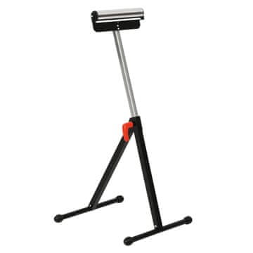 HOMCOM Kovinski stativ na kolesih z nastavljivo višino, zložljiv in prostorsko varčen dizajn s krogličnimi ležaji, 44x50x68-110 cm, črn in srebrn