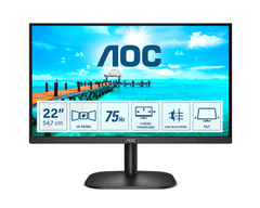 AOC 22B2H/EU 21,5" VA FHD 75Hz monitor za domačo in pisarniško uporabo