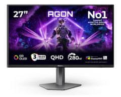 AOC AGON PRO AG276QZD2 27" QD-OLED 280 Hz gaming monitor 