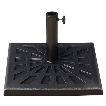 OUTSUNNY Podstavek za senčnik premer 3, 8/4, 8cm teža 15Kg za vrt smola 47x47x32cm