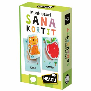 Northix Headu Montessori Baby Flashcards (v finščini)