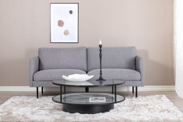 Venture Design Dvosedežni kavč Zoom 181x54x80 cm siv