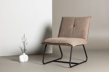 Venture Design Lounge stol Madison 77x59x79 cm rjav