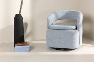 Venture Design Fotelj Laurel 72x69x75 cm modre barve