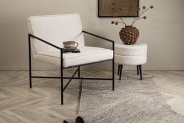 Venture Design Fotelj Rakel 65x78x66 cm Offwhite