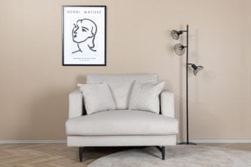 Venture Design Fotelj Sofia enosed 92x82x104 cm bež