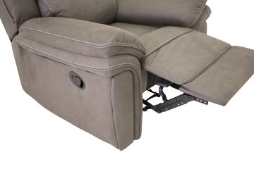 Venture Design Počivalni naslanjač Saranda 99x96x985 cm siv