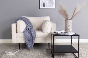 Venture Design Naslanjač Boom 86x84x110 cm bel