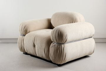 Venture Design Fotelj Mika 120x95x77 cm Bež