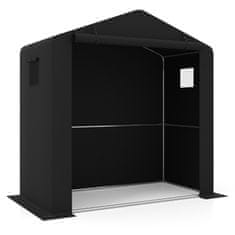 Costway Vrtna uta 190x95x194 cm črna