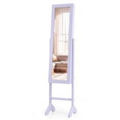 Costway Omara za nakit 2-v-1 35x34x154 cm vijolična