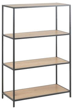 Homestar Polica SEAFORD 77x35x114 cm hrast