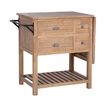 Homestar Kuhinjski otok MONACO 82,5/152,5x60x95,5 cm zložljiv