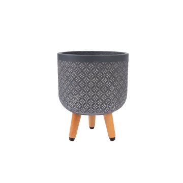 Homestar Stojalo za rastline SKY PAO D24xV29,6 cm, temno sivo