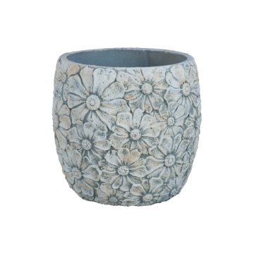 Homestar Stojalo za rastline SUNNY DAISY D27xV25 cm bela siva
